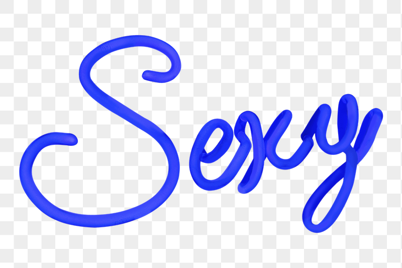 PNG sexy neon sign sticker, | Free PNG - rawpixel