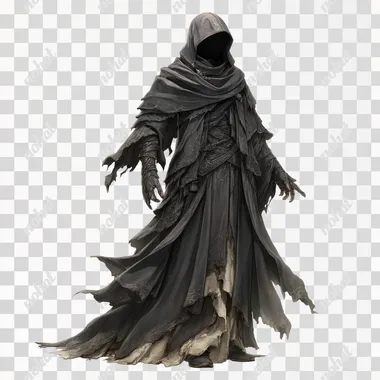 PNG Shadowy Cultist Concept Art PNG Shadowy Cultist Concept Art