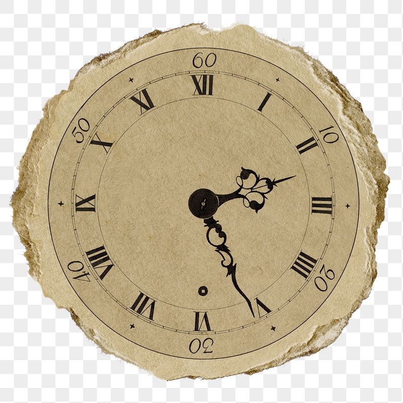 Png shelf clock sticker, vintage | Free PNG - rawpixel