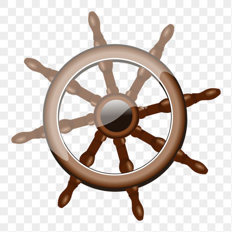 Png ship steering wheel sticker, | Free PNG - rawpixel