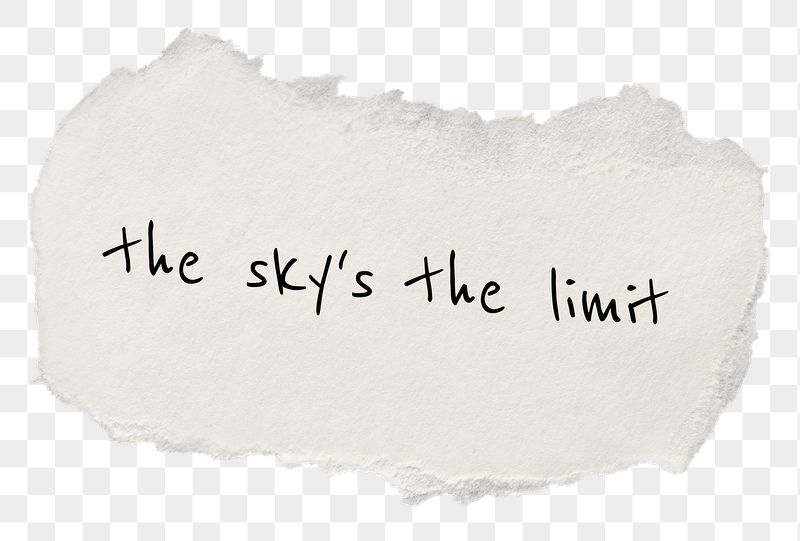 PNG sky's the limit, DIY | Free PNG - rawpixel