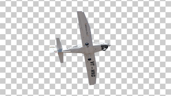 PNG Small Aircraft Flying in Clear Skies