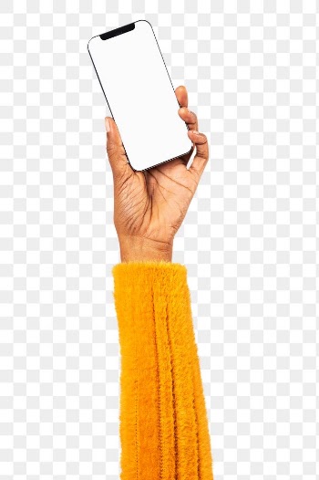 Png smartphone screen hand mockup digital… | Free stock illustration | High Resolution graphic