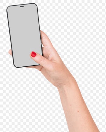 Png Smartphone screen hand mockup digital… | Free stock illustration | High Resolution graphic