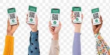 Png Smartphone screen hands mockup with QR… | Free stock illustration | High Resolution graphic