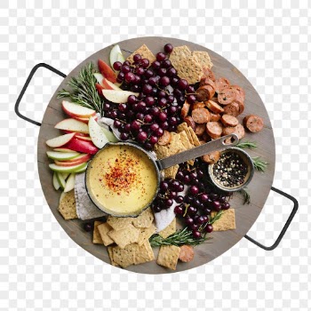 Png snack plate sticker, food | Free PNG - rawpixel
