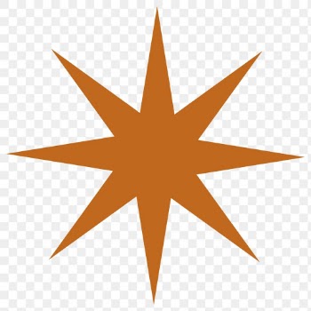 Png sparkling stars icon in flat brown style | Free stock illustration | High Resolution graphic