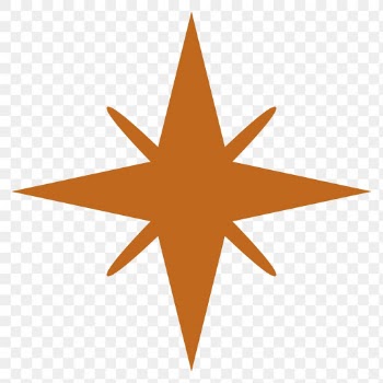 Png sparkling stars icon in flat brown style | Free stock illustration | High Resolution graphic