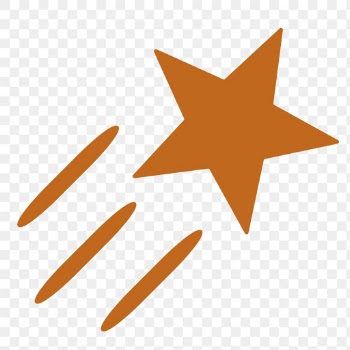 Png sparkling stars icon in flat brown style | Free stock illustration | High Resolution graphic