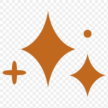 Png sparkling stars icon in flat brown style | Free stock illustration | High Resolution graphic