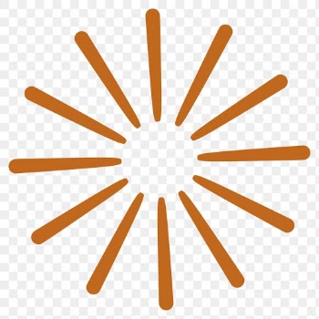 Png sparkling stars icon in flat brown style | Free stock illustration | High Resolution graphic