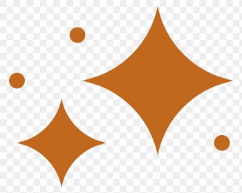 Png sparkling stars icon in flat brown style | Free stock illustration | High Resolution graphic