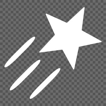 Png sparkling stars icon in simple style | Free stock illustration | High Resolution graphic