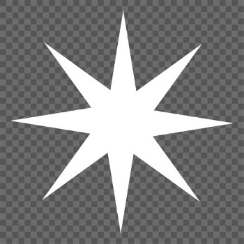 Png sparkling stars icon in simple style | Free stock illustration | High Resolution graphic