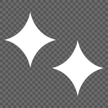 Png sparkling stars icon in simple style | Free stock illustration | High Resolution graphic
