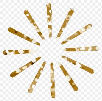 Png sparkling stars icon with glitter texture | Free stock illustration | High Resolution graphic