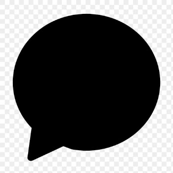 Png speech bubble chat icon for instant… | Free stock illustration | High Resolution graphic