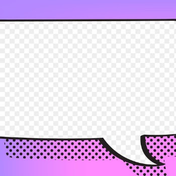 PNG speech bubble frame sticker, cartoon pop… | Free stock illustration | High Resolution graphic