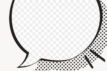 PNG speech bubble frame sticker, cartoon pop… | Free stock illustration | High Resolution graphic