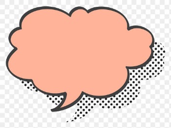PNG speech bubble sticker, cartoon halftone… | Free stock illustration | High Resolution graphic