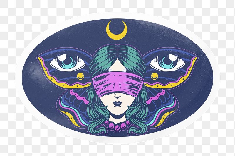 PNG spiritual woman, aesthetic digital | Free PNG - rawpixel
