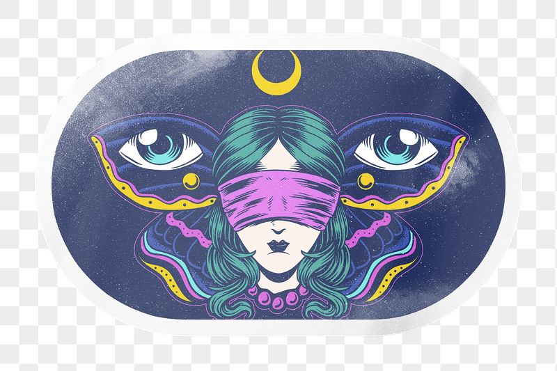 PNG spiritual woman, aesthetic digital | Free PNG - rawpixel