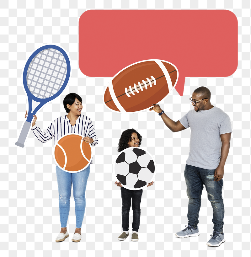 Png Sportive family with sports | Free PNG - rawpixel