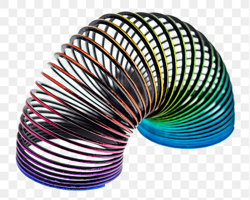Png spring spiral toy sticker, | Free PNG - rawpixel