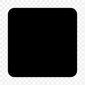 Png square geometric shape icon in flat style | Free stock illustration | High Resolution graphic
