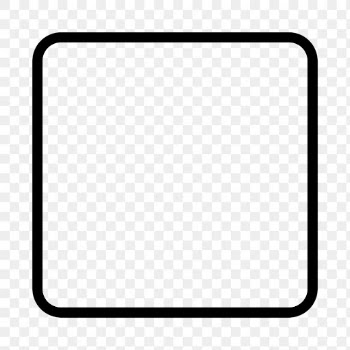 Png square geometric shape icon in simple… | Free stock illustration | High Resolution graphic