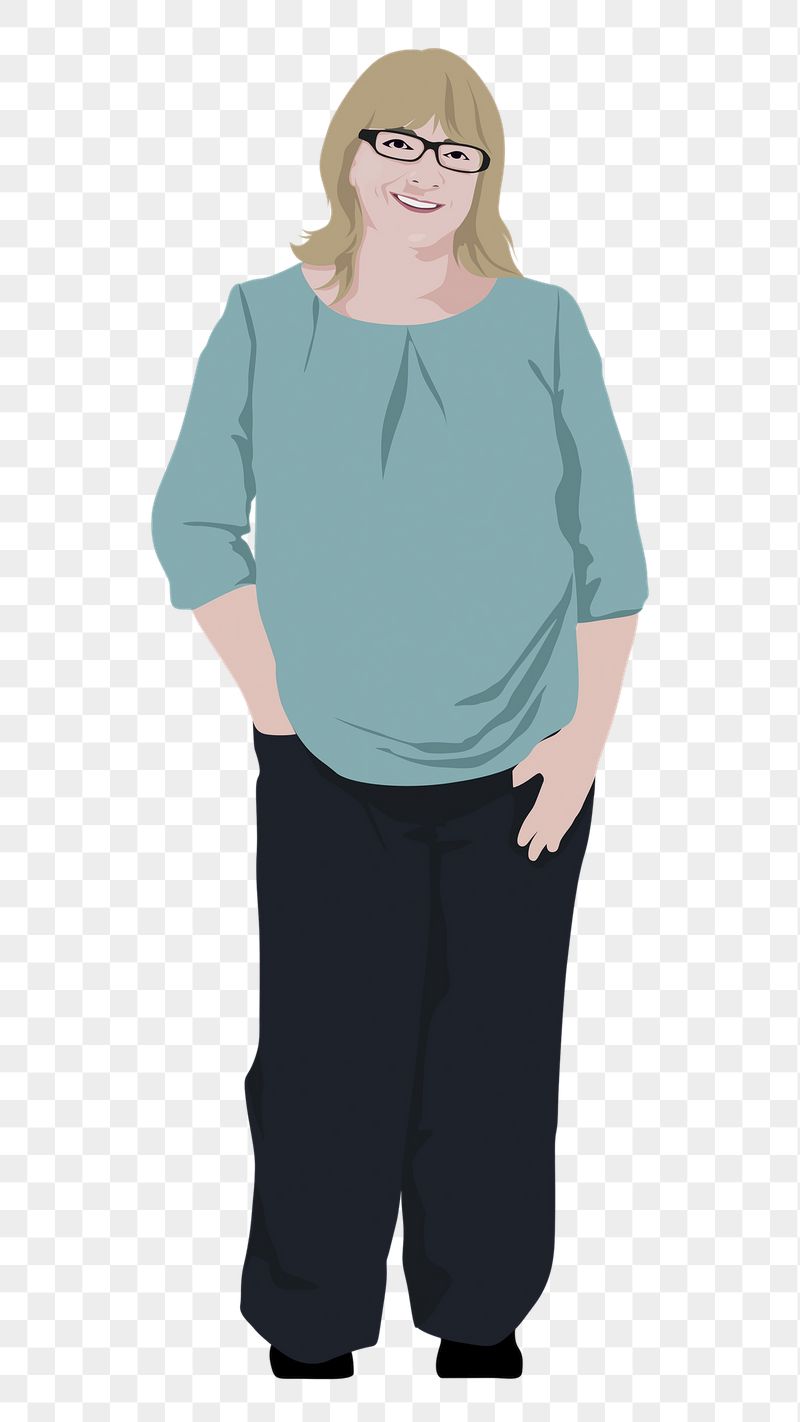 PNG standing woman sticker, full | Free PNG - rawpixel