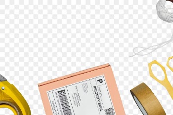 Png stationery frame mockup in parcel… | Free stock illustration | High Resolution graphic