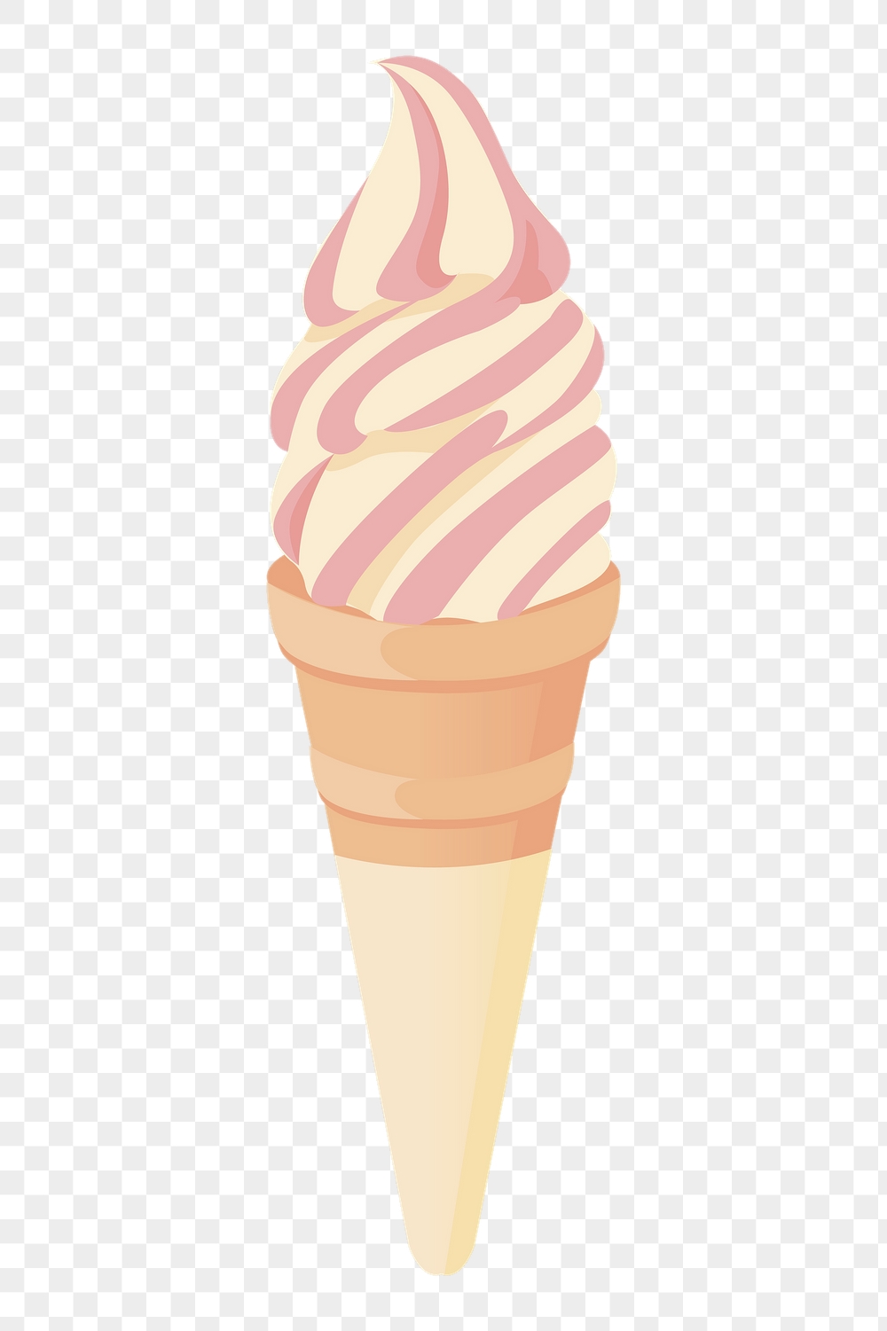 Png strawberry two tone ice-cream | Free PNG - rawpixel