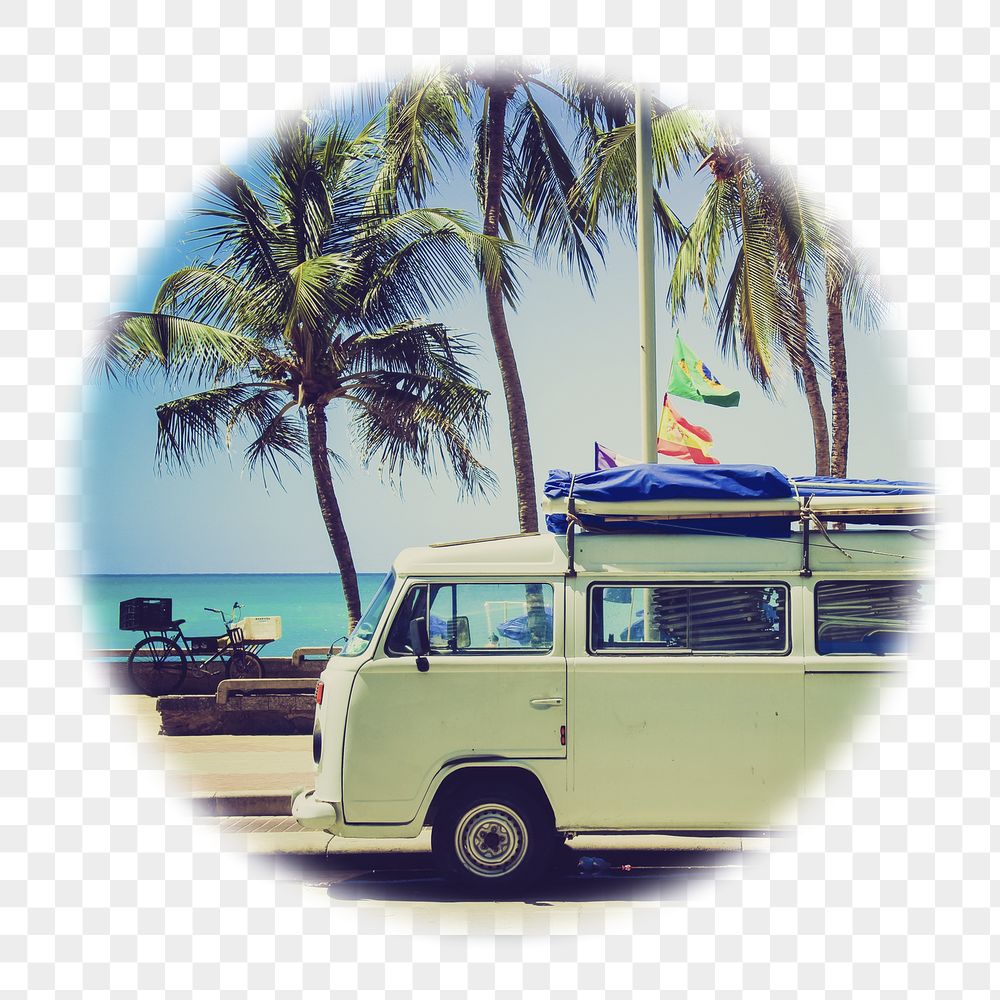 Png Summer camper van badge | Free PNG - rawpixel