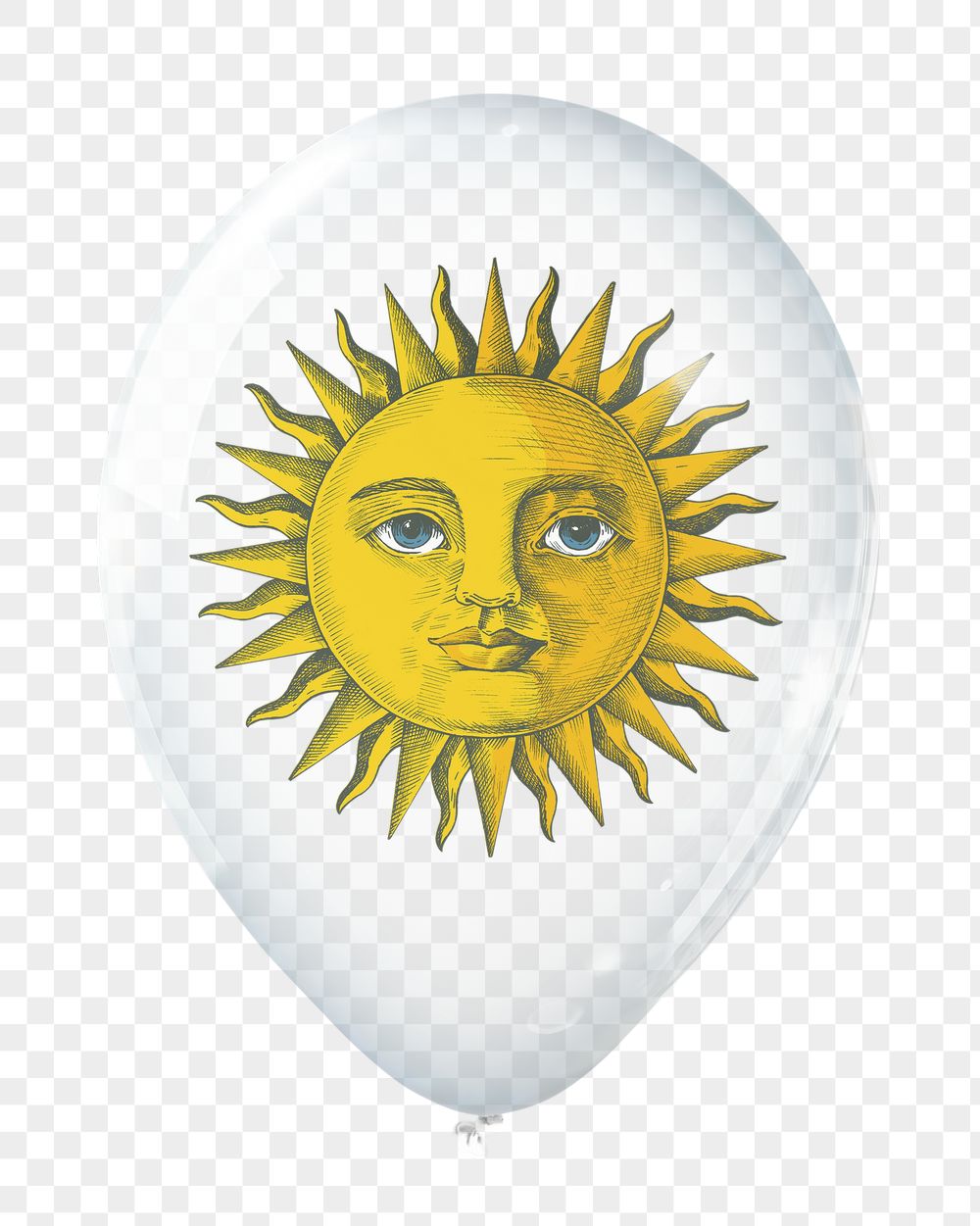 PNG sun in clear balloon, | Free PNG - rawpixel