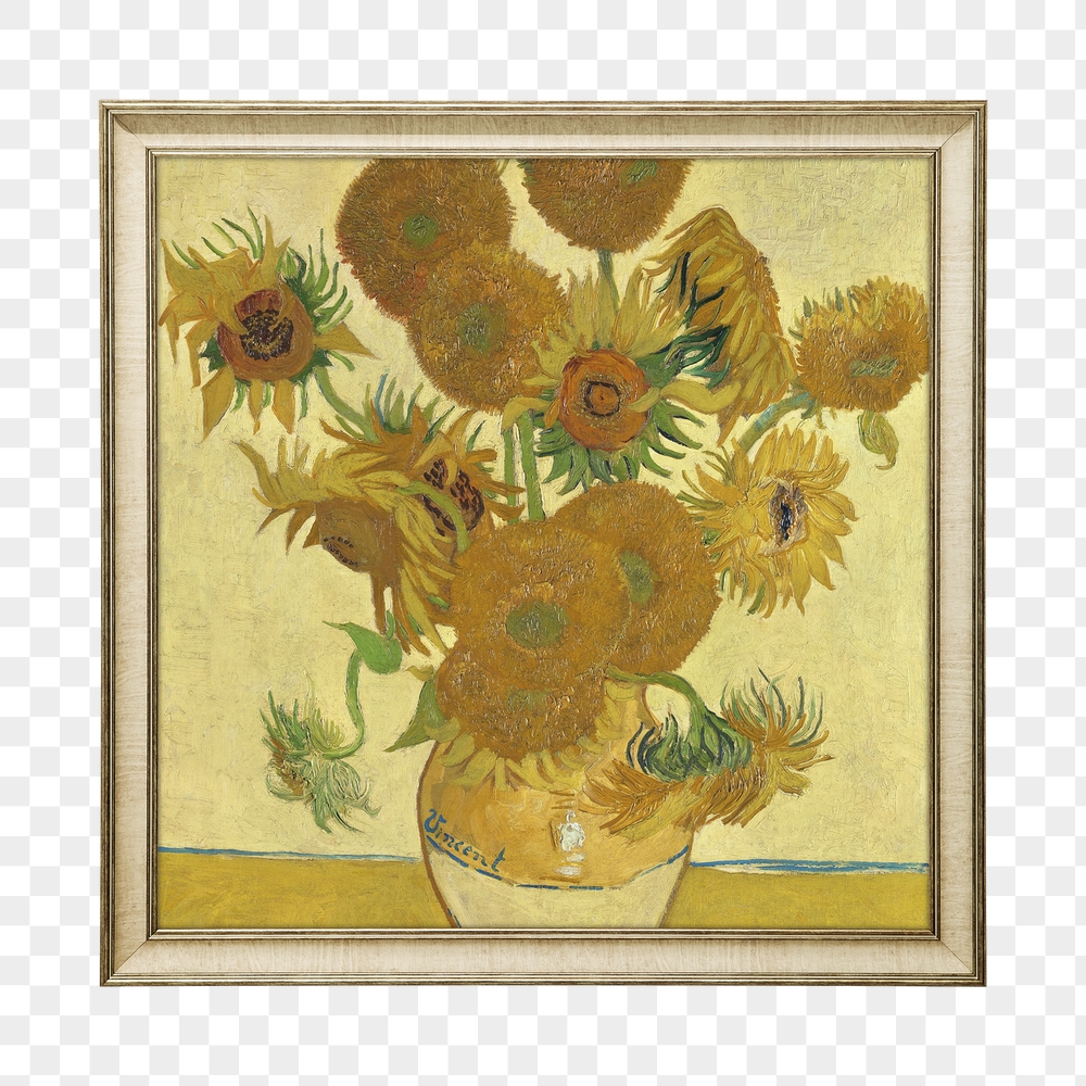 Png sunflower, Vincent van Gogh | Free PNG - rawpixel