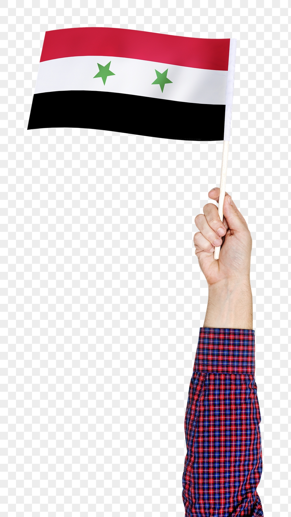 Png Syria's flag in hand | Free PNG - rawpixel