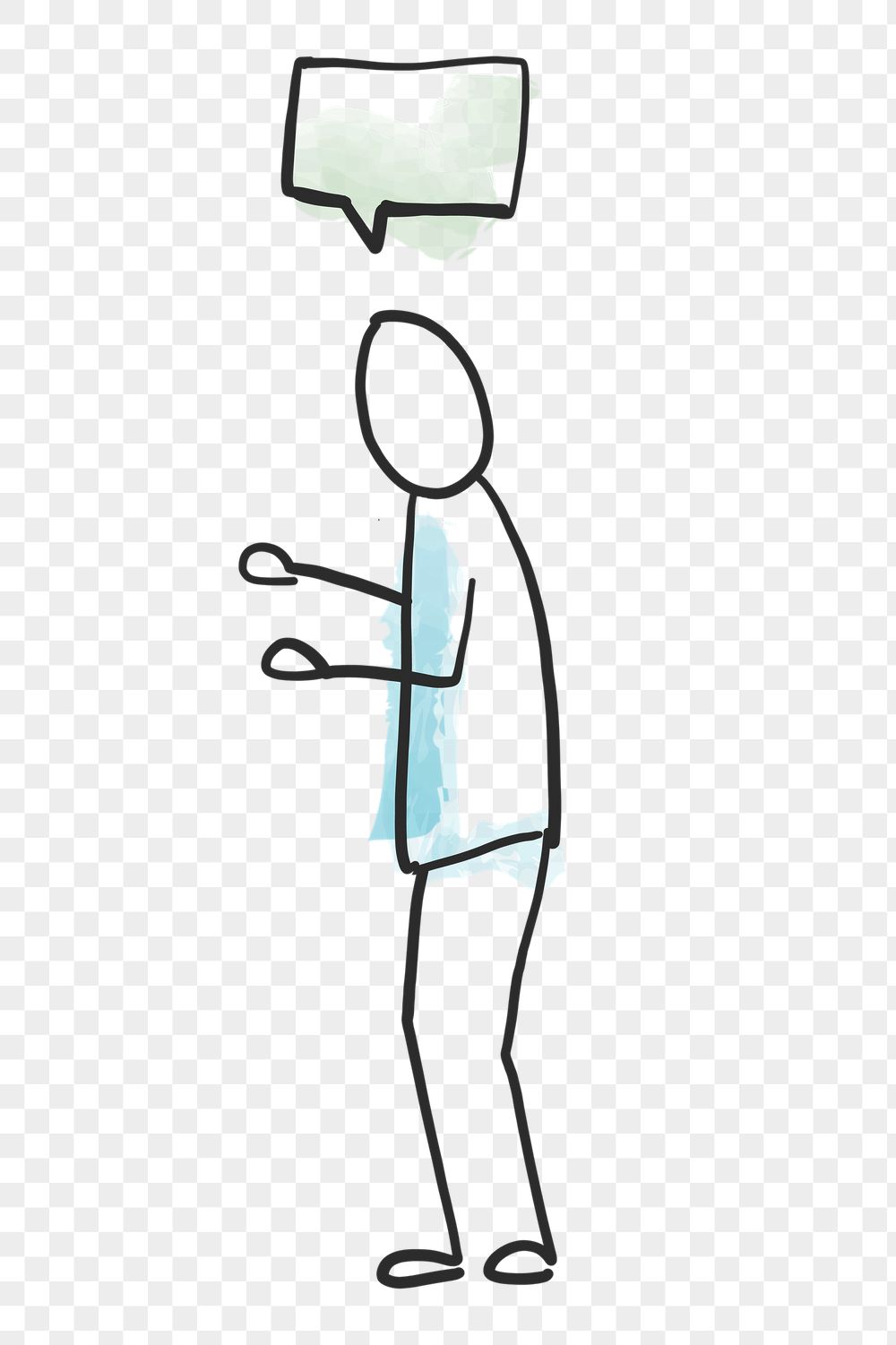 PNG talking person sticker, conversation | Free PNG - rawpixel