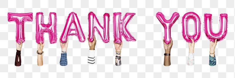 PNG thank you word, letter | Free PNG - rawpixel