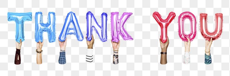 PNG thank you word, letter | Free PNG - rawpixel