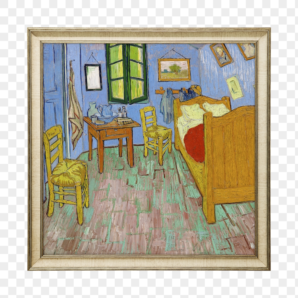 Png The bedroom, Vincent van | Free PNG - rawpixel