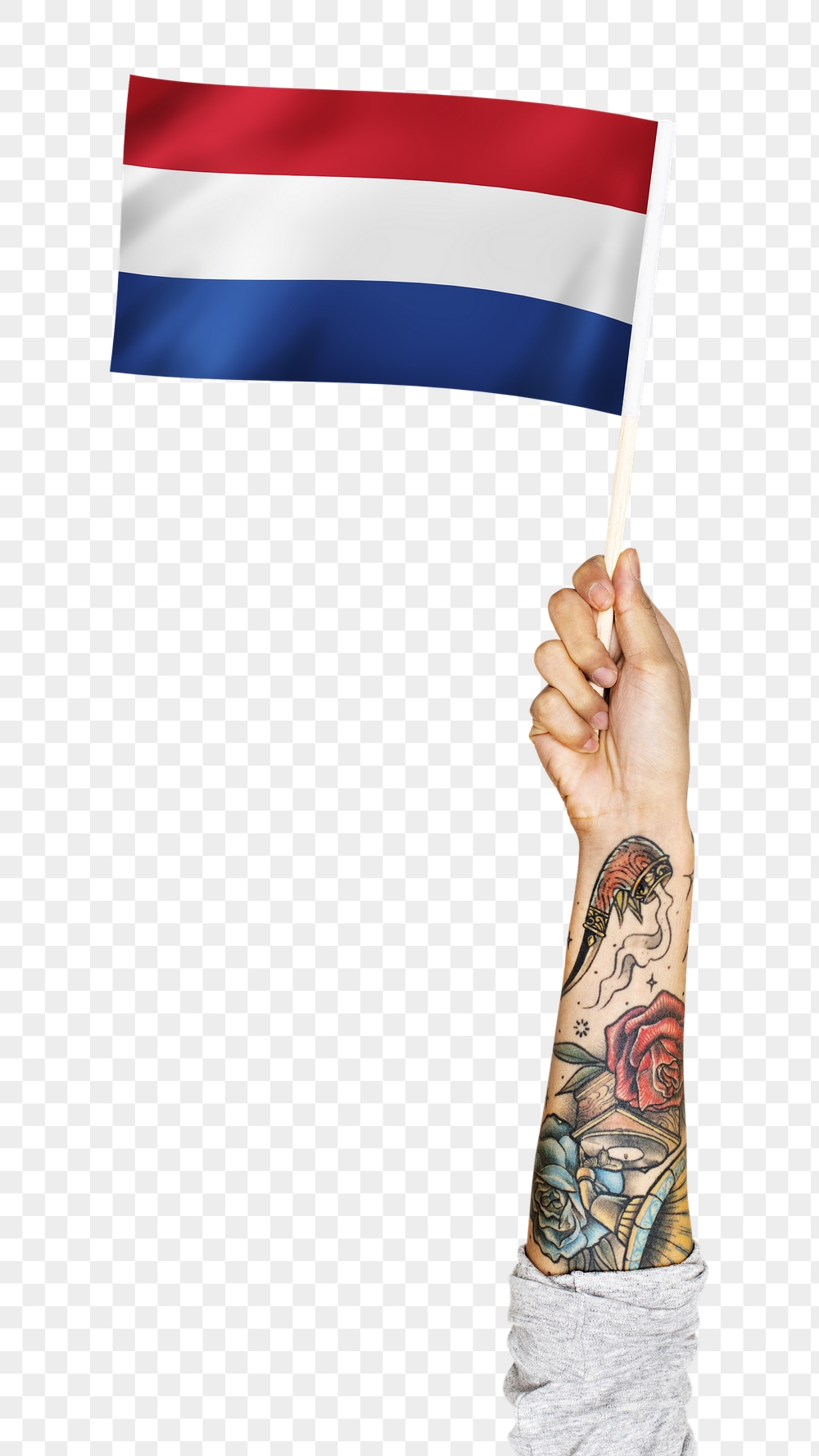 Png the Netherlands' flag, tattooed | Free PNG - rawpixel