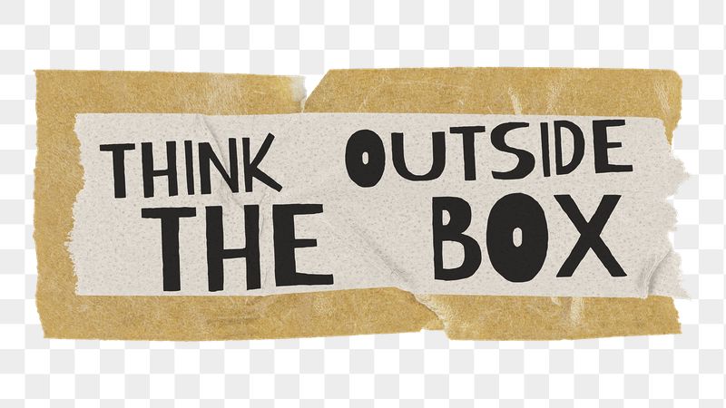 PNG think outside the box, | Free PNG - rawpixel