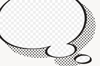 PNG thought bubble frame sticker, cartoon pop… | Free stock illustration | High Resolution graphic
