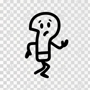 PNG Thoughtful Question Mark Icon