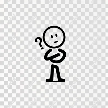 PNG Thoughtful Question Mark Icon PNG Thoughtful Question Mark Icon
