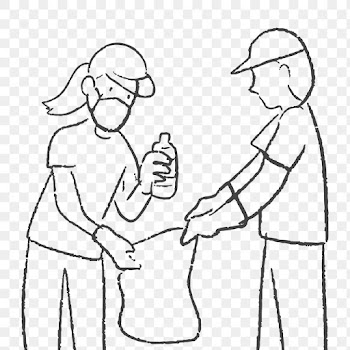 PNG trash collecting doodle, eco-friendly… | Free stock illustration | High Resolution graphic