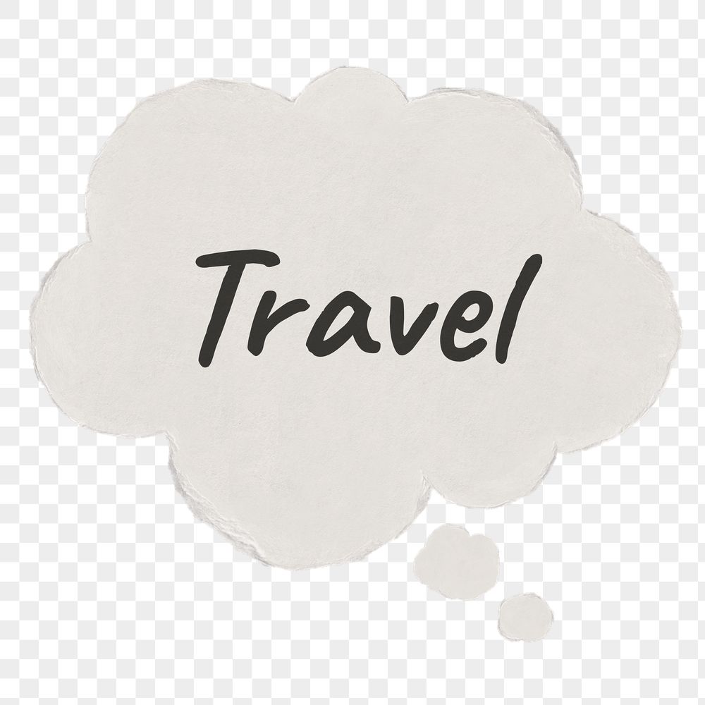 Png travel speech bubble, paper | Free PNG - rawpixel
