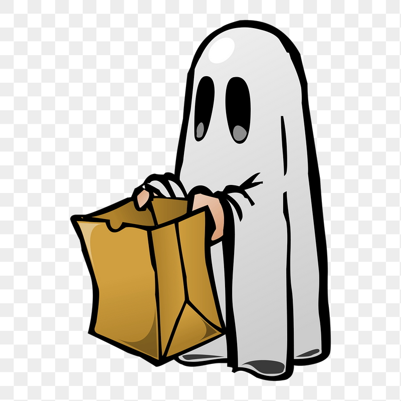 Png trick or treat sticker | Free PNG - rawpixel
