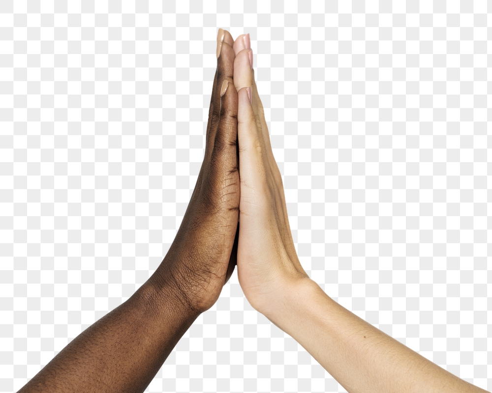 Png two hands touching sticker, | Free PNG - rawpixel